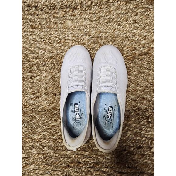 Skechers Women's Newbury St-Lightly Sneaker White Comfort Shoes Size 8.5 - Picture 8 of 10